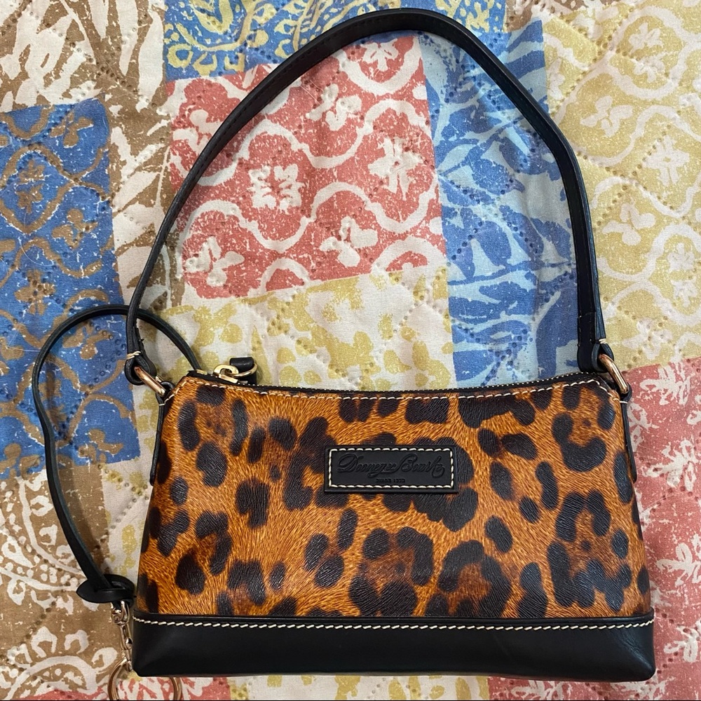 Dooney & Bourke Lizzie Leopard Print Bag.